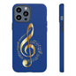 Tough Cases Blue and Gold Musical Note
