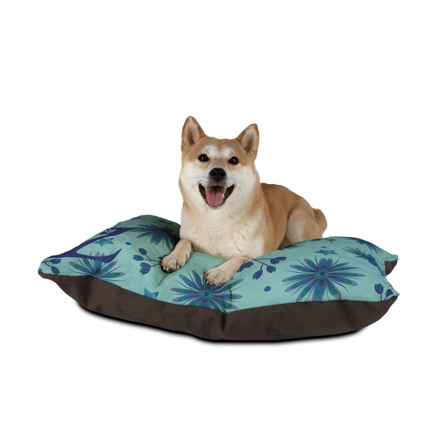 Floral Pet Bed with Personalized Initial, Cozy Dog Cat Pillow, Custom Pet Accessories, Comfortable Pet Sleeping Space, Pet Gift for [...]