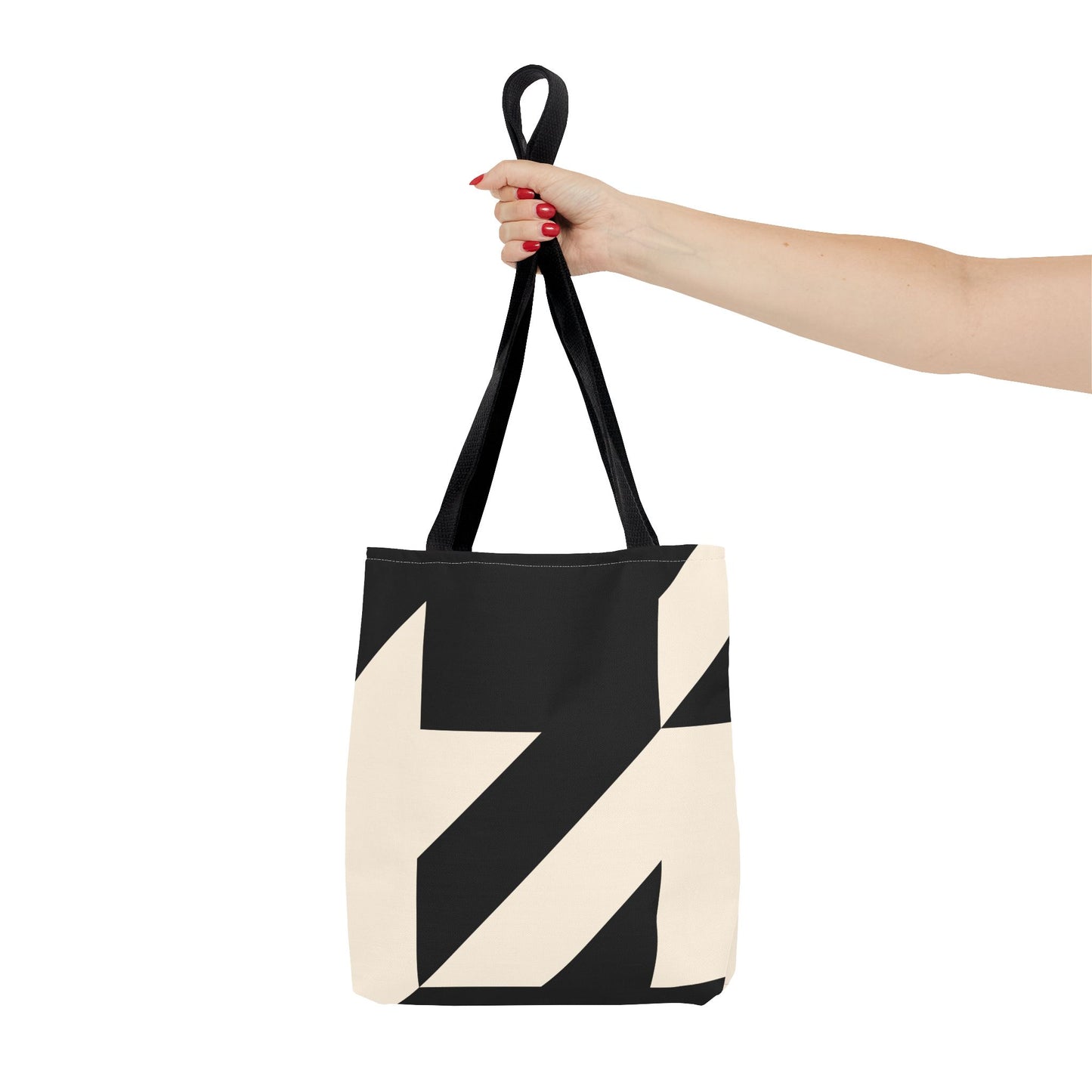 Chic Abstract Tote Bag, Stylish Travel Bag, Reusable Shopping Bag, Modern Design Bag, Fashionable Canvas Tote