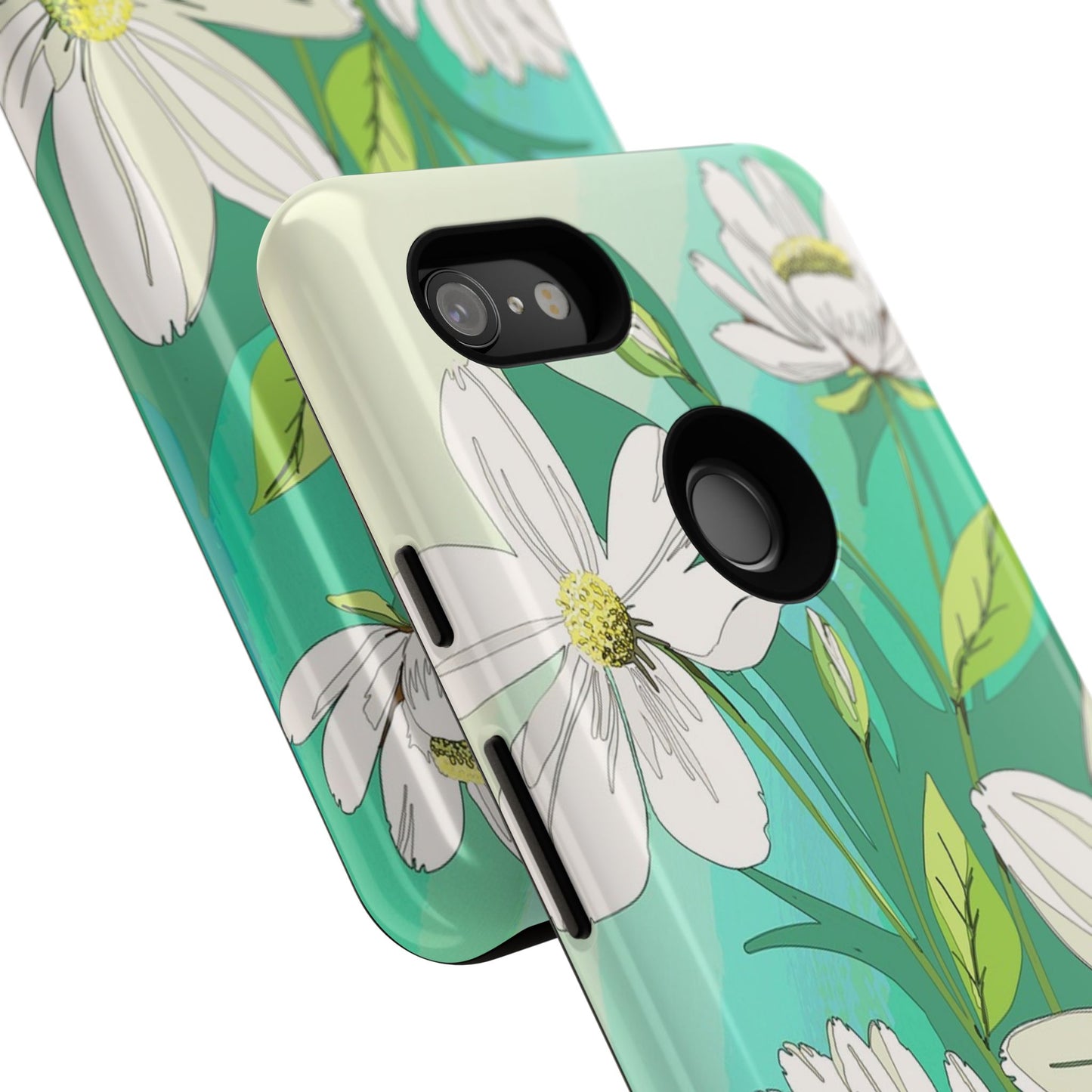 Floral Phone Case, Tough Cases, Flower Design, Nature Inspired, Eco-Friendly Cover, Unique Gift for Her, Spring Accessories