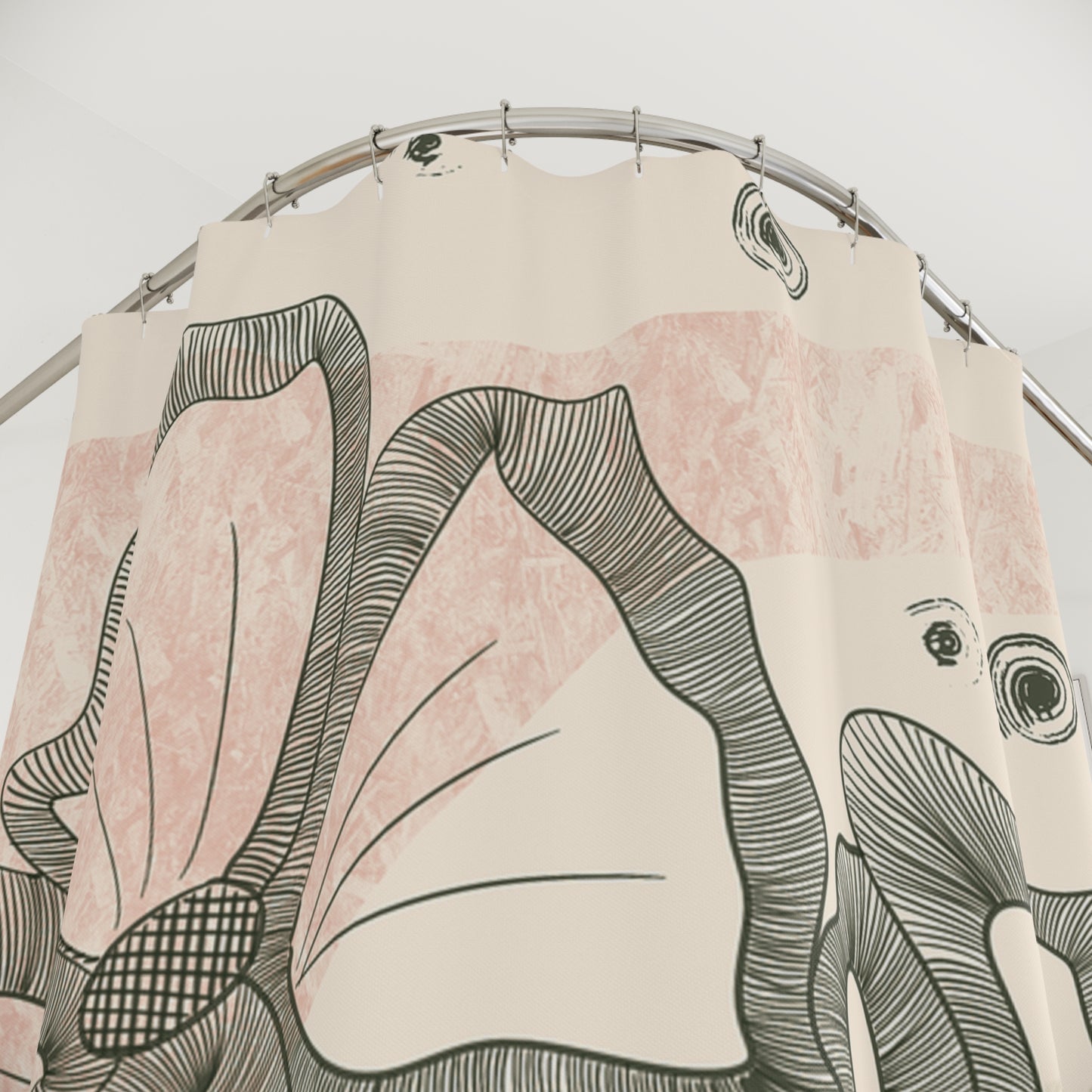 Floral Elegance Shower Curtains | Chic Bathroom Decor, Boho Home, Gift for Women, Spring Vibes, Floral Patterns