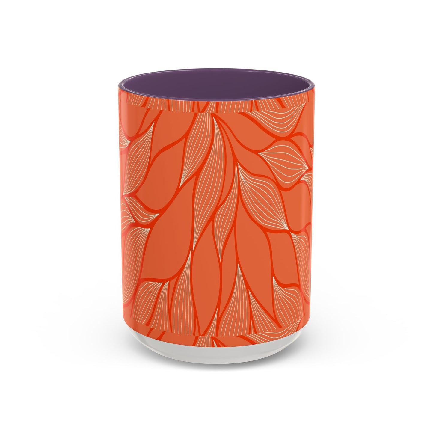 Stylish Accent Coffee Mug, Floral Pattern Drinkware, Unique Gift for Coffee Lovers, Home Decor, Kitchenware, Vibrant Design