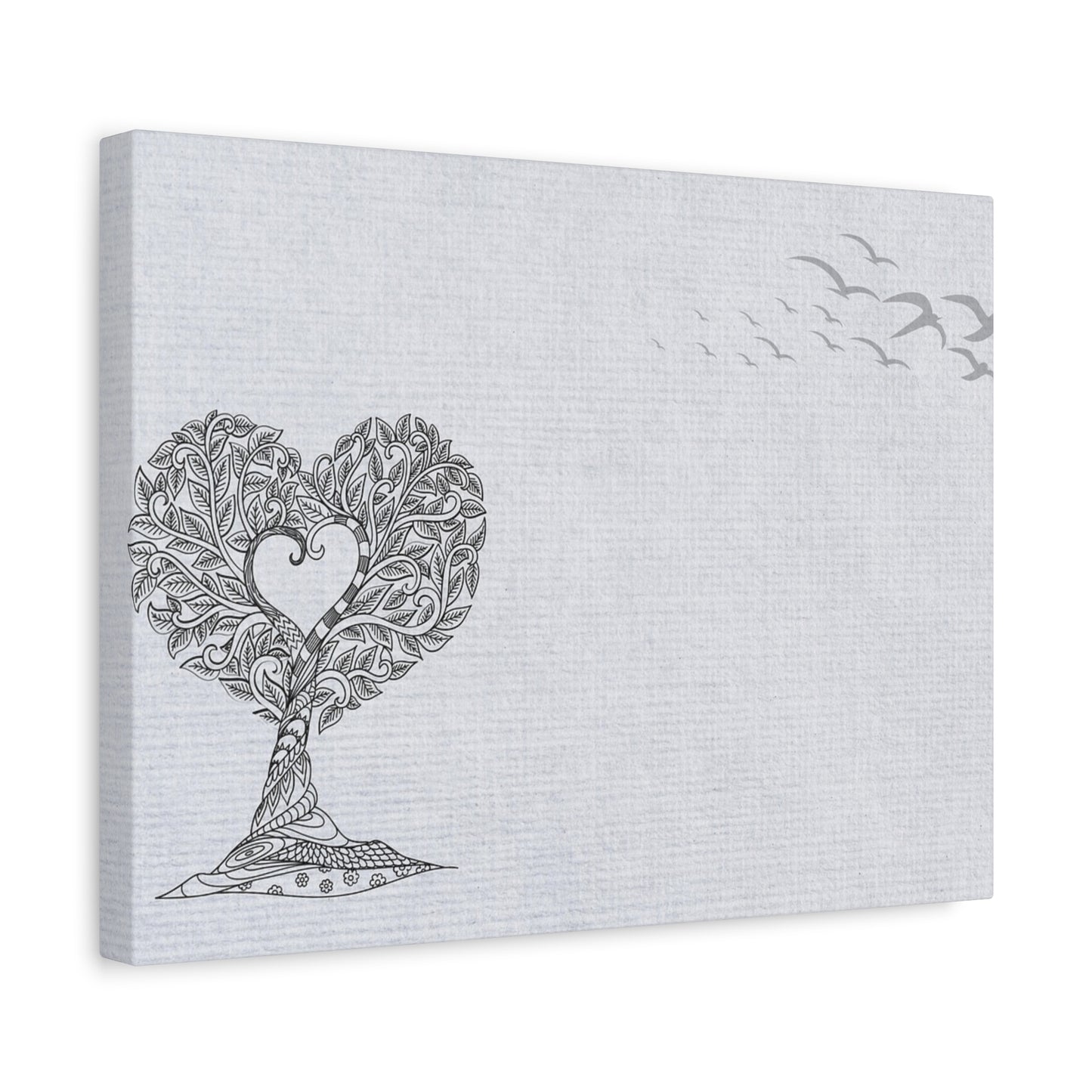 Matte Canvas, Stretched, 1.25" - Heart Tree
