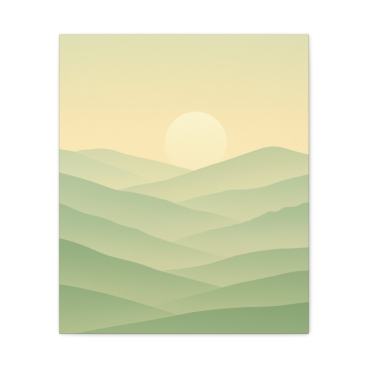 Matte Canvas, Stretched, 1.25" Sunset or Sunrise