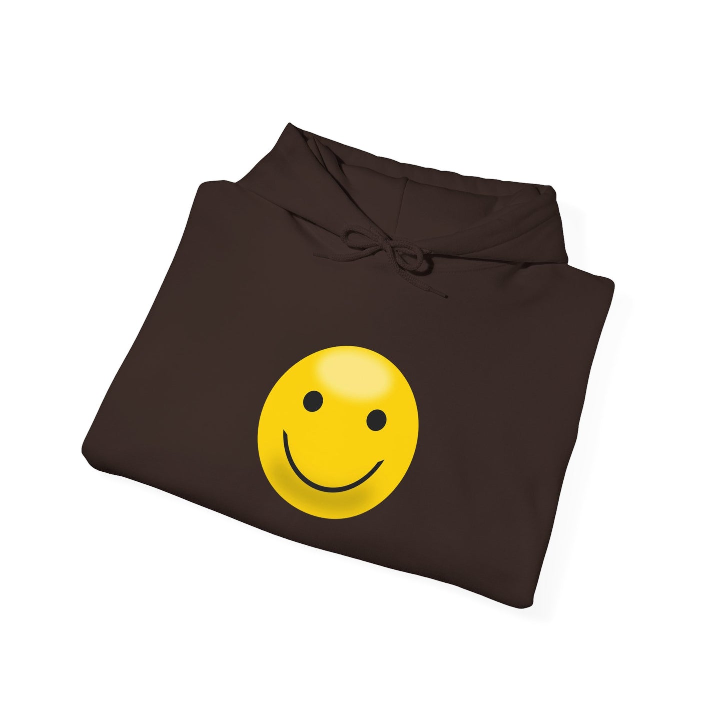 Smiley Face Hooded Sweatshirt, Unisex Cozy Hoodie, Casual Streetwear, Perfect Gift for Friends, Happy Apparel for Everyday Wear