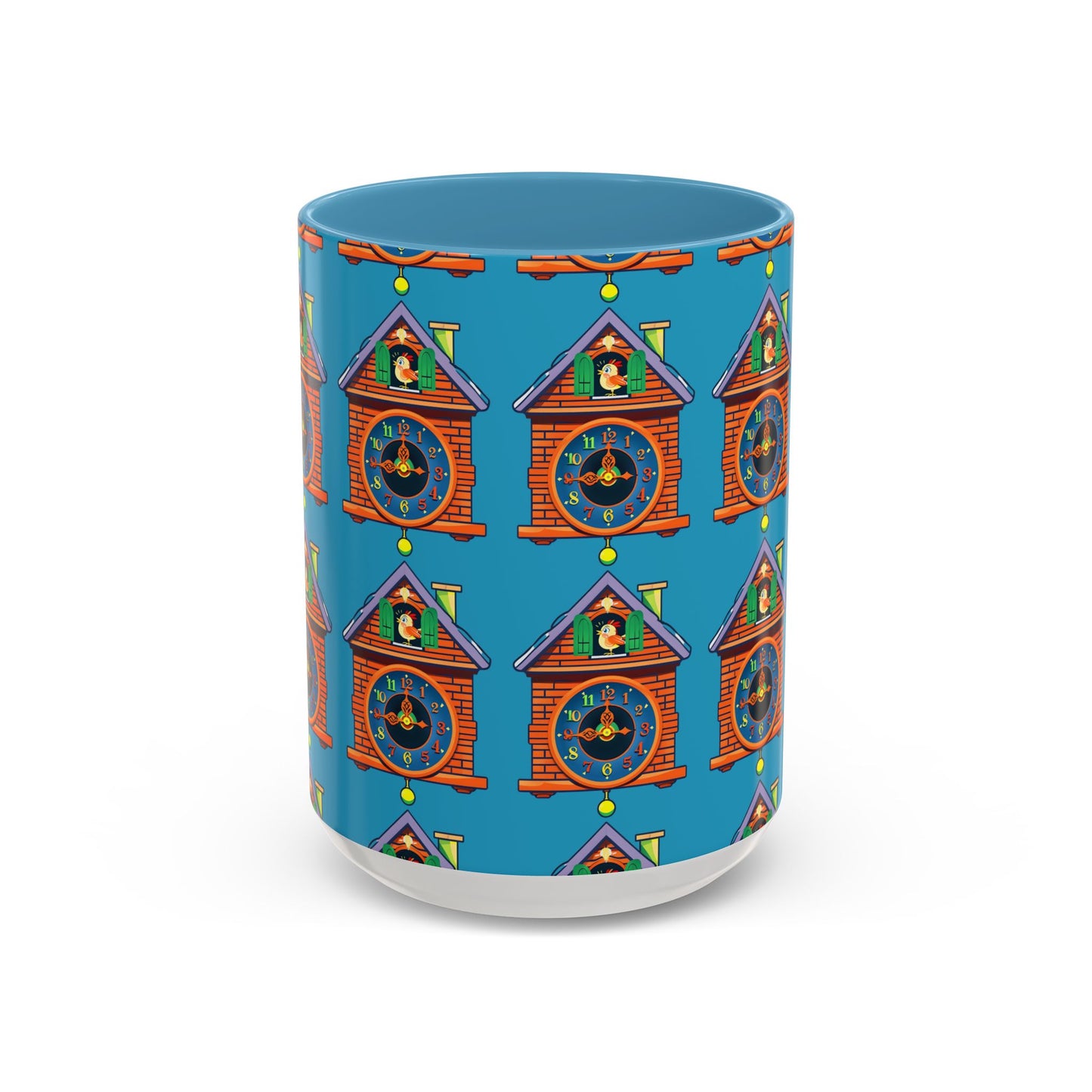 Whimsical Clock House Coffee Mug Unique Gift for Home Decor