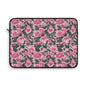Floral Laptop Sleeve - Elegant Rose Design, Computer Case, Gifts for Her, Stylish Office Accessory, Mother's Day