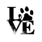 Pet Lover Kiss-Cut Stickers, Paw Print Stickers, Dog Theme Decor, Cute Animal Stickers, Love for Pets Accessories