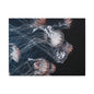 Jellyfish Swarm Matte Stretched Canvas