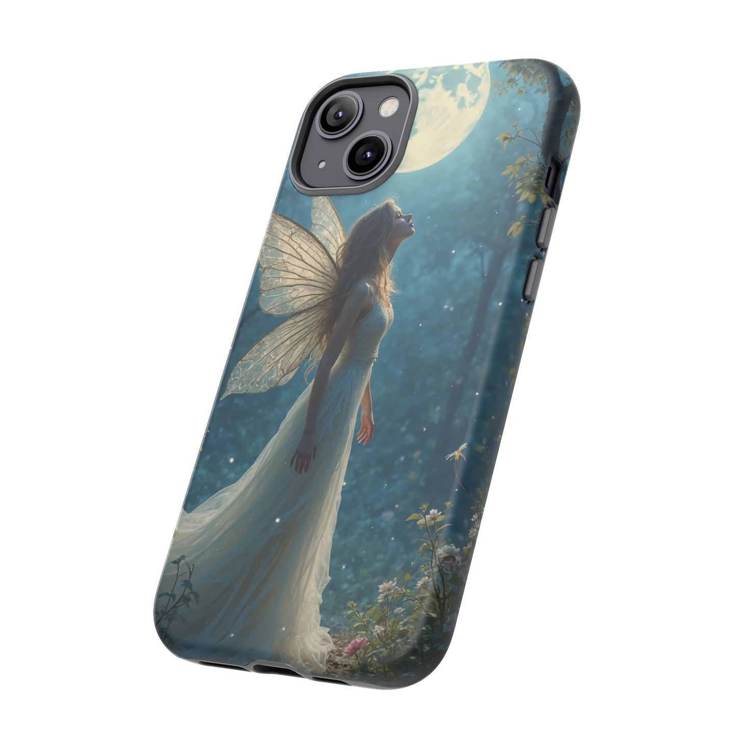 Fairy Moon Phone Case | Tough Cases for Nature Lovers, Fantasy Gift, Boho Phone Accessory, Ethereal Aesthetic, Magical Design