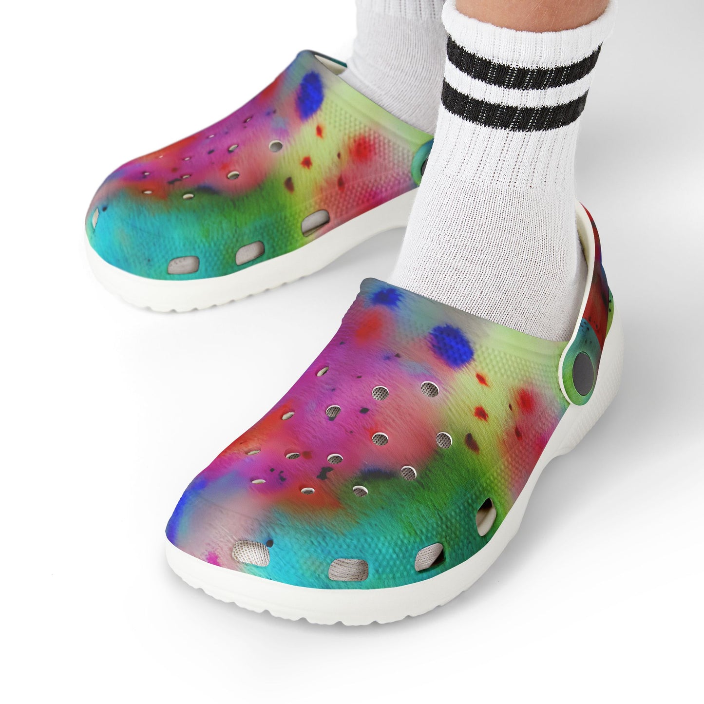 Colorful Kid's EVA Foam Clogs - Fun and Comfortable Footwear for Playtime, Summer Adventures, Parties, and Outdoor Activities