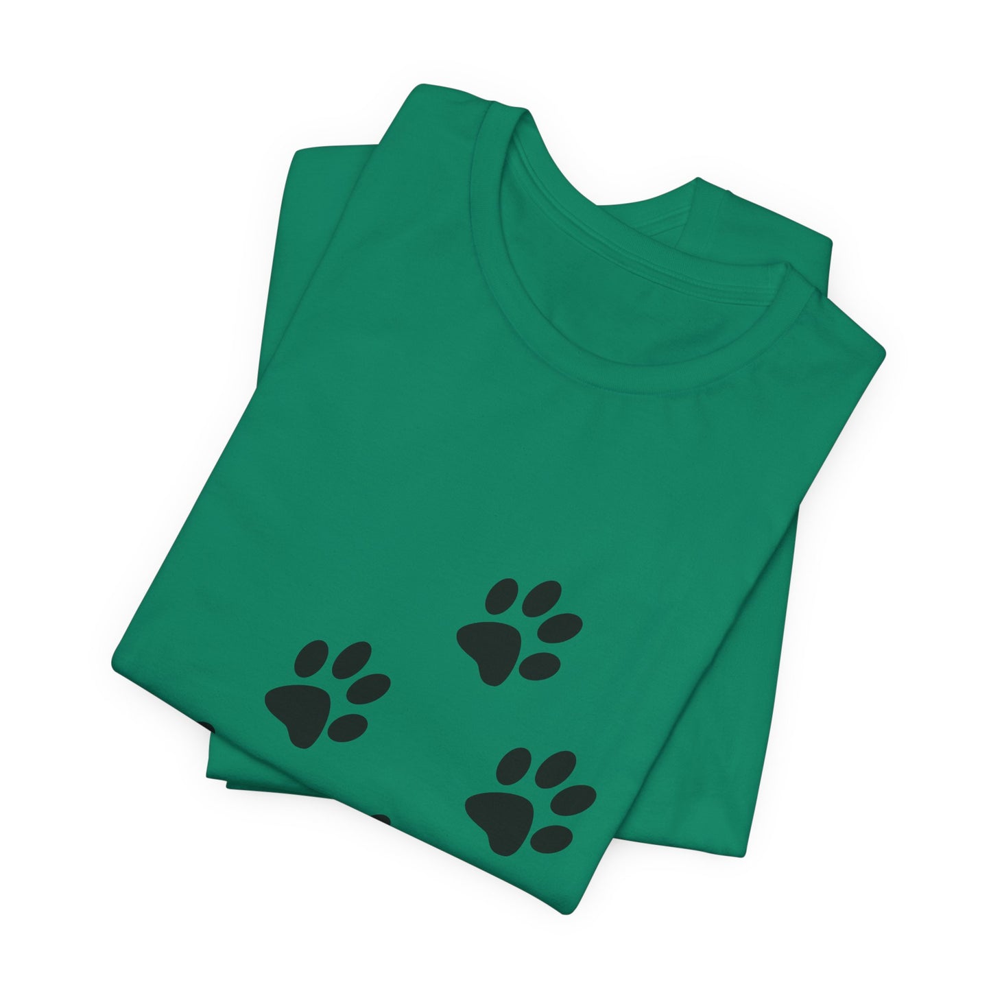 Paw Print Short Sleeve Tee | Unisex Animal Lover Shirt, Pet Owner Gift, Casual Wear, Gifts for Dog Lovers, Comfortable T-Shirt