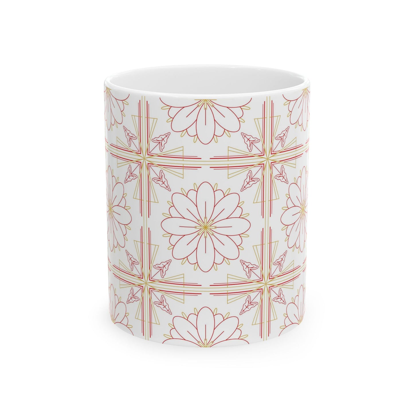 Chic Floral Ceramic Mug | Perfect for Tea Lovers, Coffee Gifts, Home Decor, Spring Celebrations, Mother's Day