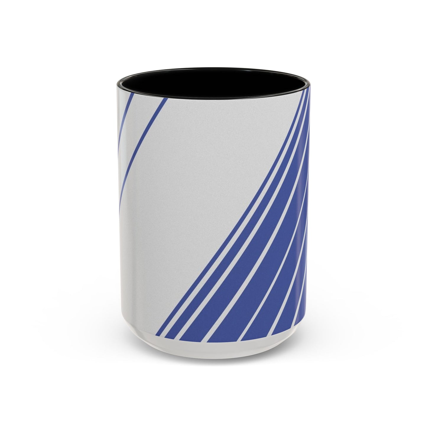 Elegant Stripe Accent Coffee Mug - Perfect for Gifts, Home Decor, Office, Birthdays, and Tea Lovers