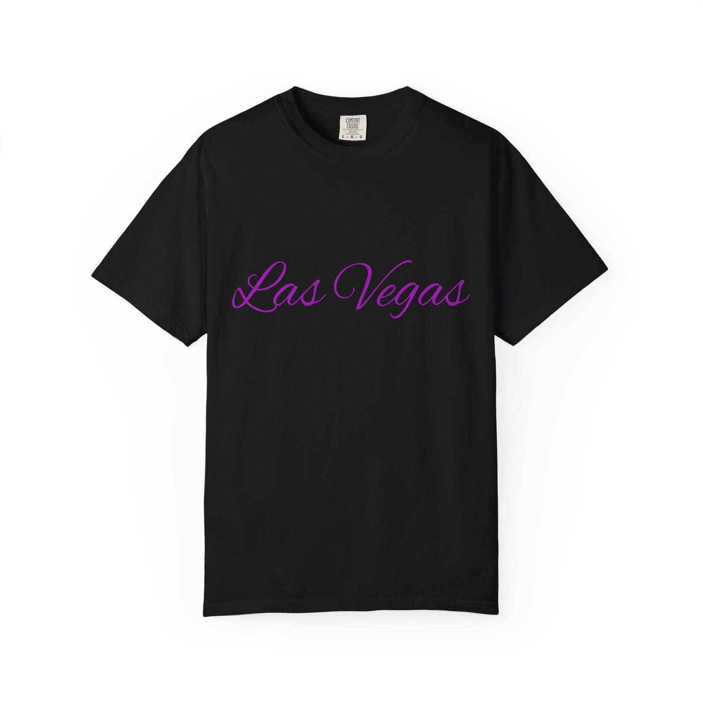 Las Vegas Floral Unisex Garment-Dyed T-Shirt | Vacation Tee, Travel Shirt, Summer Outfit, Gift for Travelers, Retro Las Vegas Design