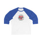 Playful Unisex 3/4 Sleeve Baseball Tee - "Fragile" Funny Gift, Sportswear,