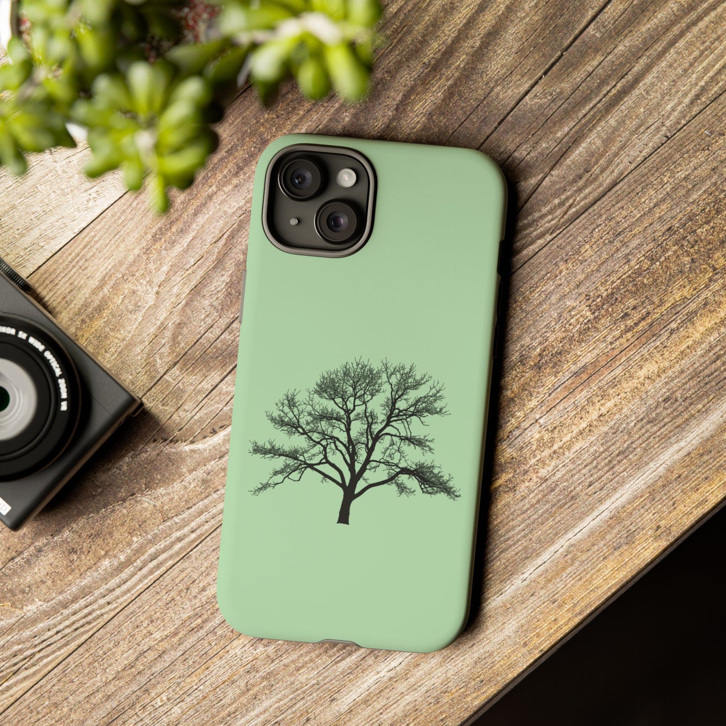 Minimalist Tree Phone Case, Nature-Inspired Phone Cover, Eco-Friendly Cell Phone Accessory, Perfect Gift for Nature Lovers