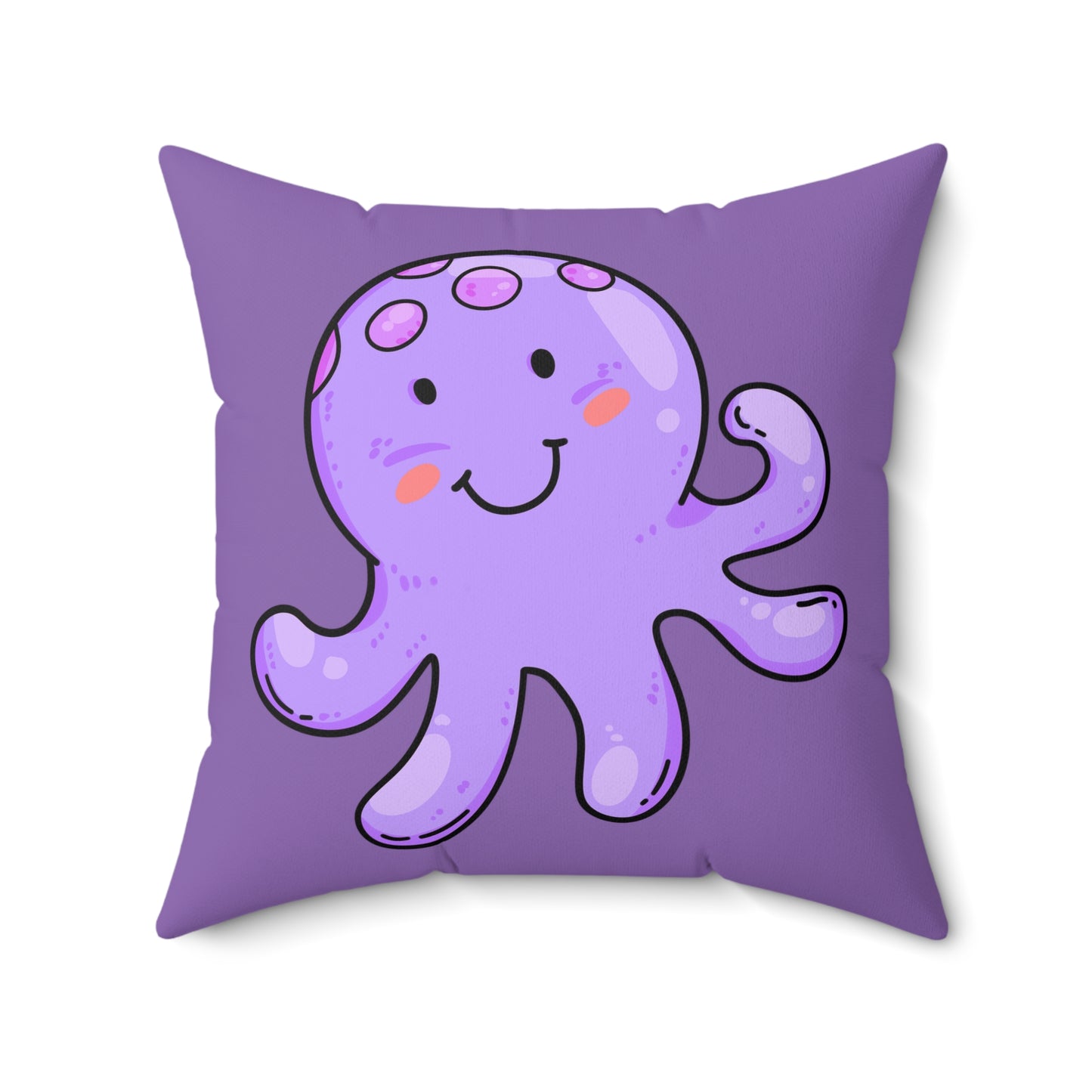 Cute Octopus Decorative Pillow, Playful Cushion for Kids, Ocean-Themed Home