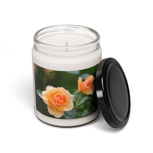 Rose Garden Scented Soy Candle - Aromatic Home Decor
