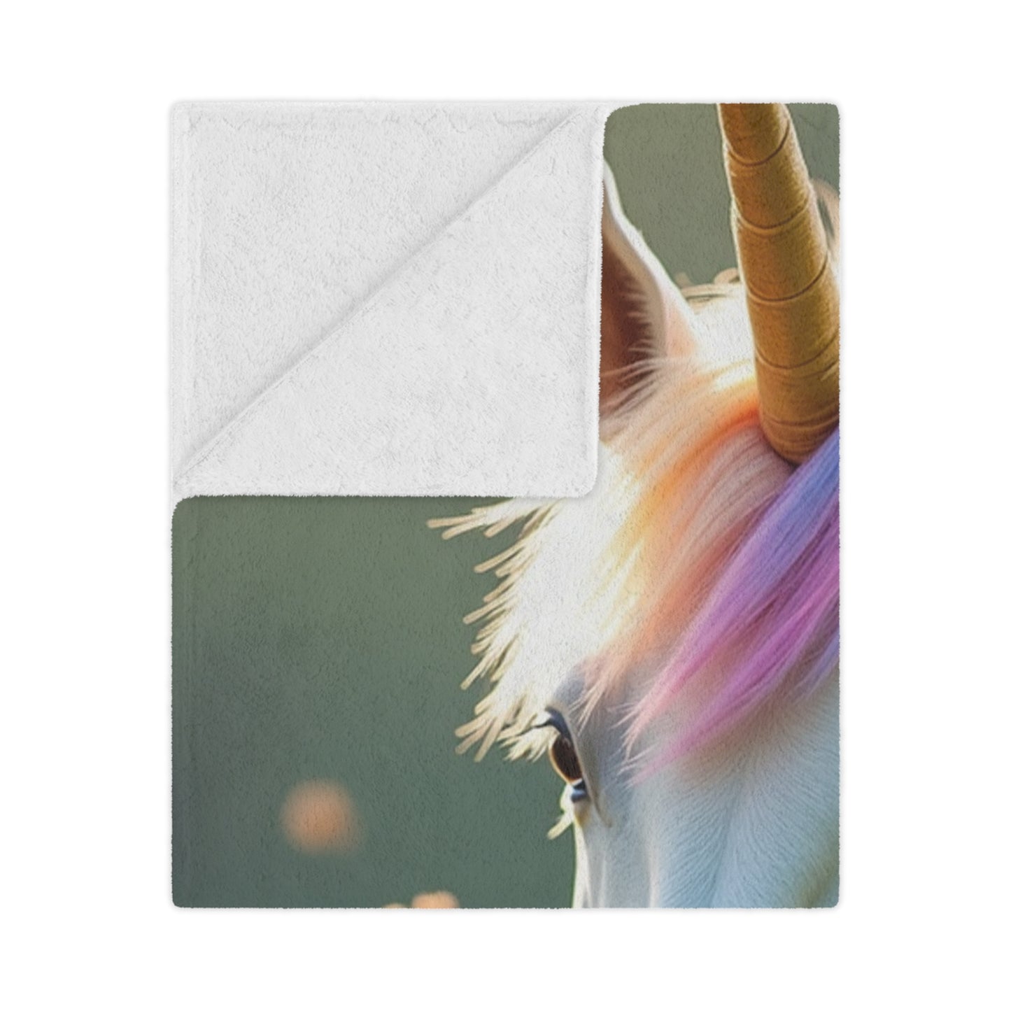 Unicorn Minky Blanket – Soft Rainbow-Maned Fantasy Throw for Kids & Gift
