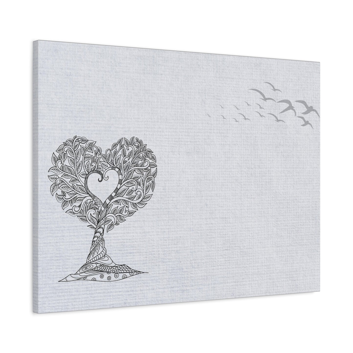 Matte Canvas, Stretched, 1.25" - Heart Tree