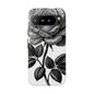 Elegant Floral Phone Case - Tough Cases, Black Rose Design, Floral Phone Cover, Stylish Phone Accessory, Gift for Her, Mother's Day