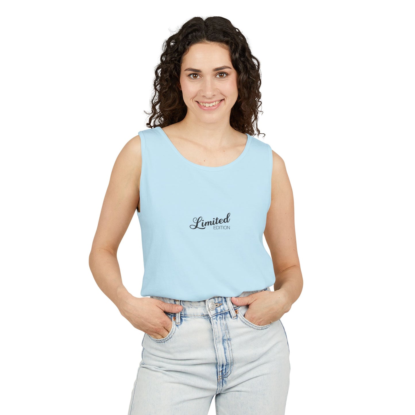 Limited Edition Unisex Garment-Dyed Tank Top, Summer Fashion, Beachwear, Gift for Him & Her, Casual Style, Relaxed Fit
