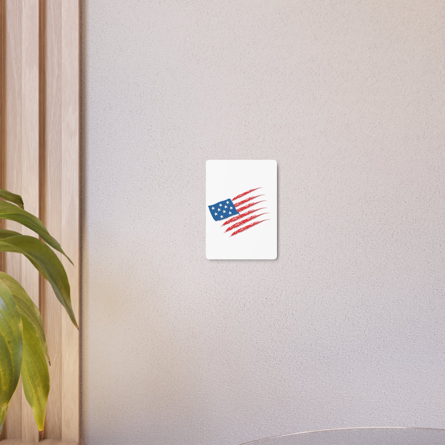 Patriotic Metal Art Sign, Rustic Decor for Home, Wall Art for Independence Day, Memorial Day, Veteran's Day, Gifts for Patriots