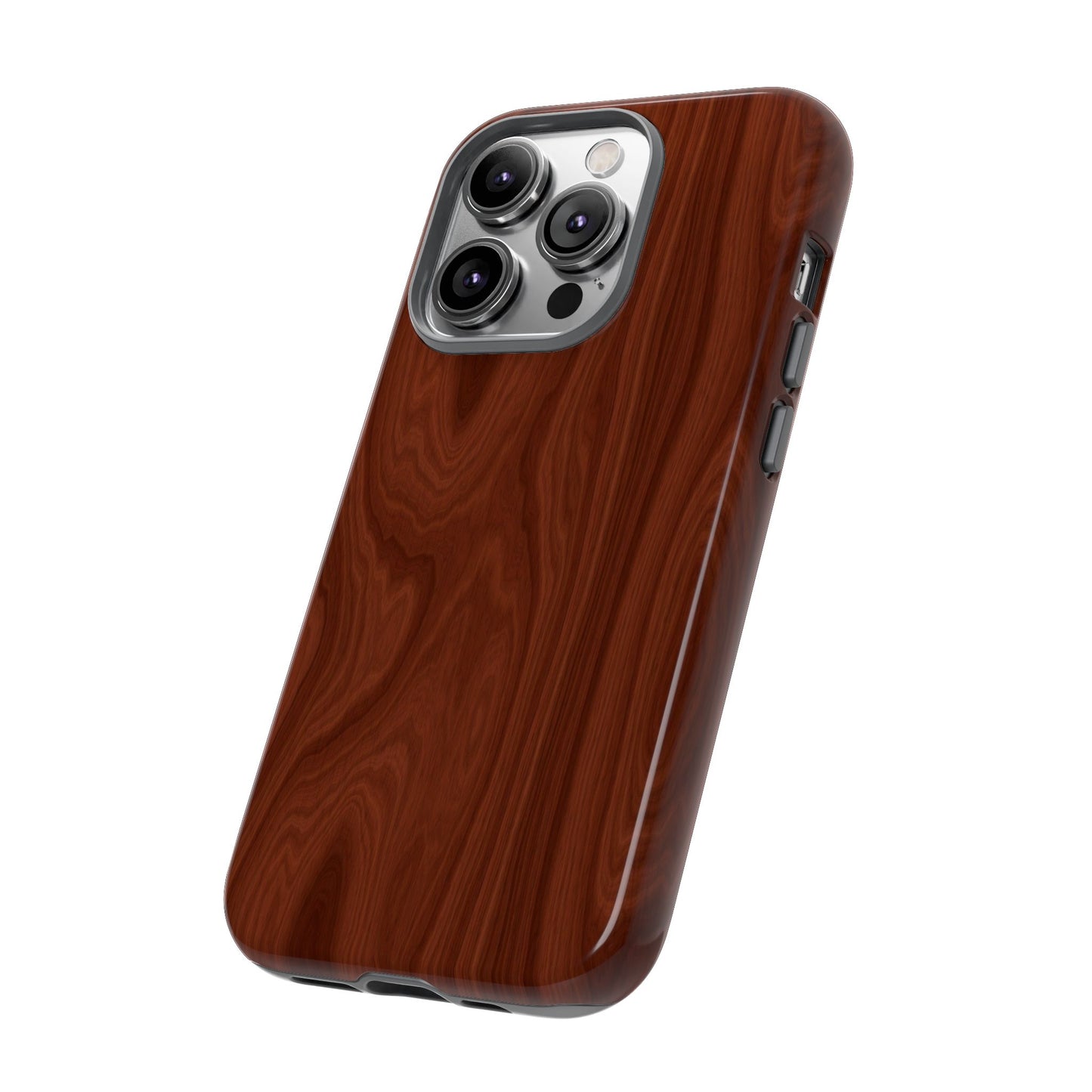 Wood Grain Phone Case, Stylish Tough Cases, Nature-Inspired Protective Cover, Unique Gifts for Him and Her, Eco-Friendly Tech Accessory