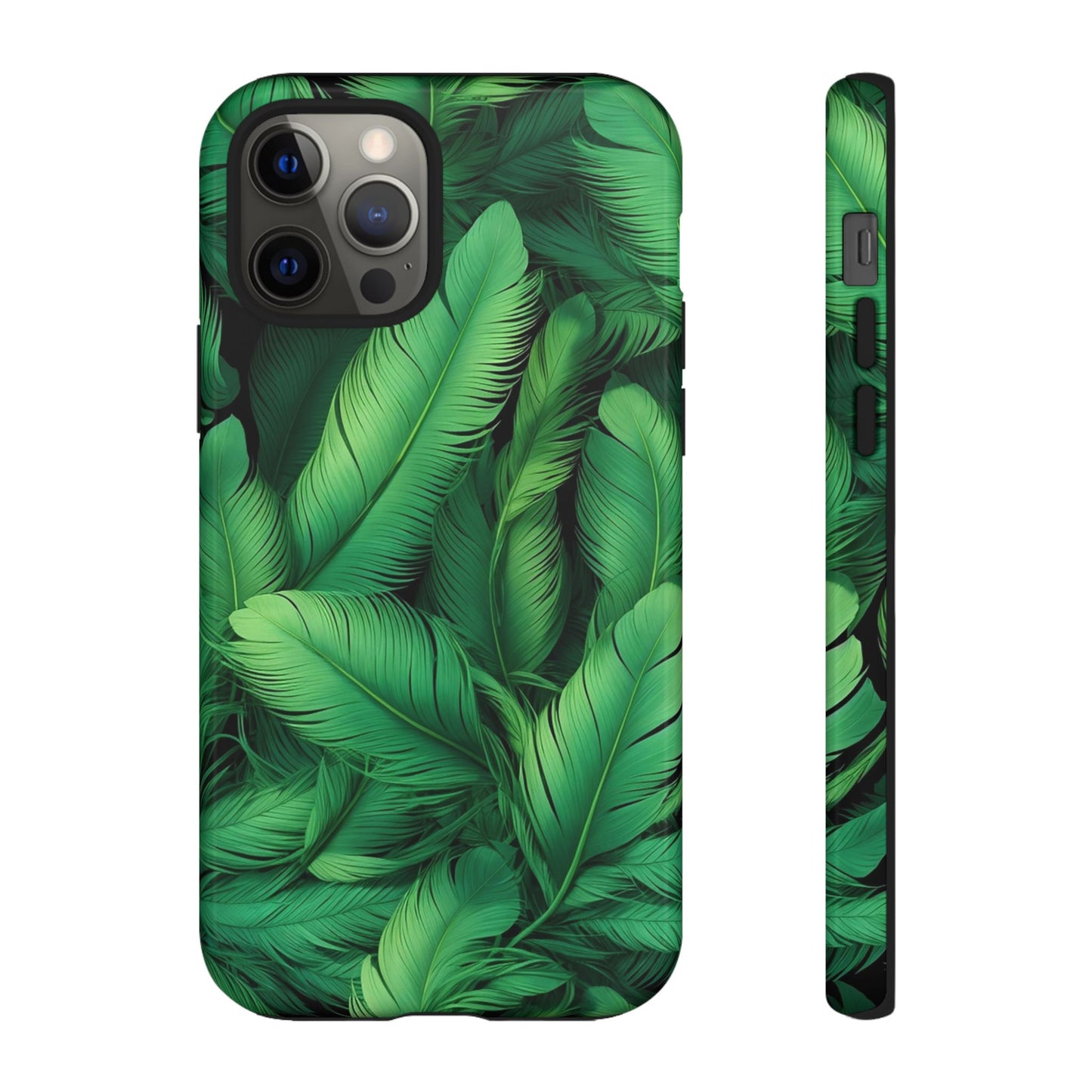Tough Cases - Tropical Leaf Phone Case, Nature-inspired, Phone Accessory, Gift for Her, Jungle Theme, Eco-Friendly