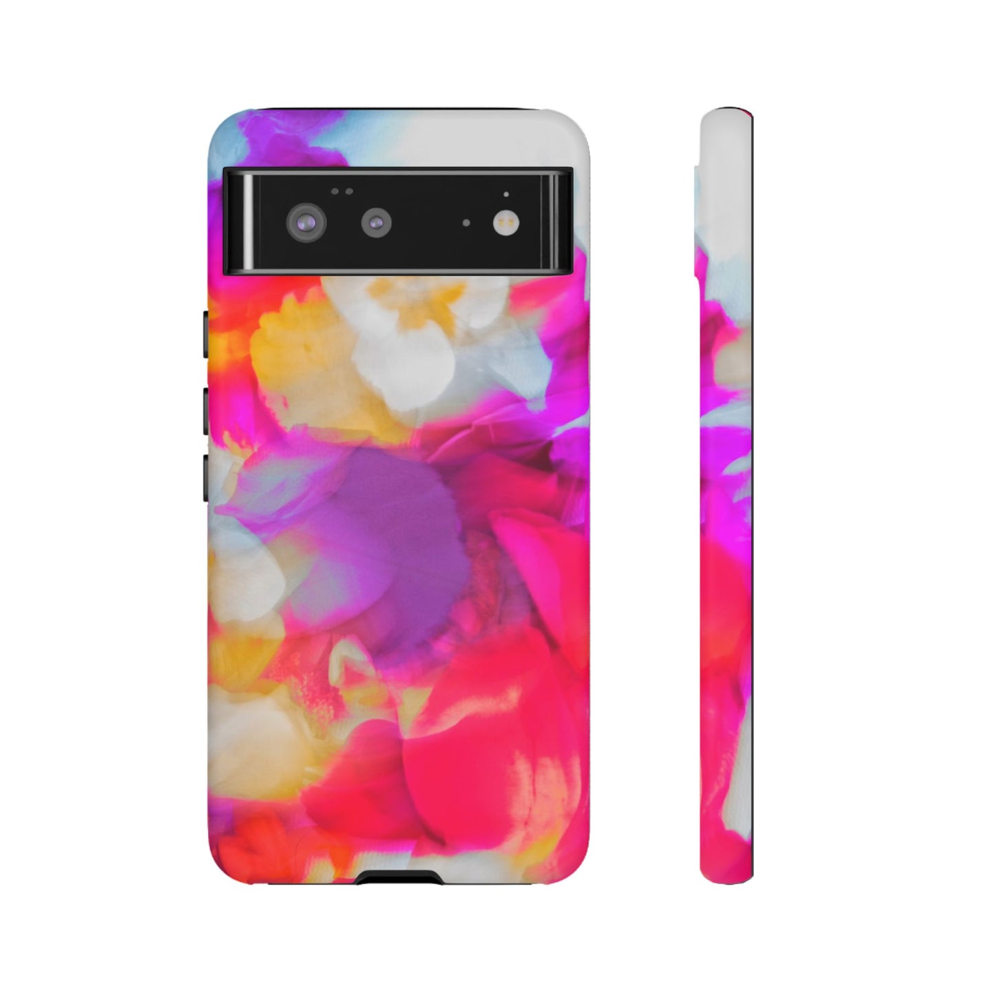 Floral Phone Case: Stylish Art for Your Device, Tough Cases, Gift for Her, Flower Print, Trendy Accessories, Phone Protection