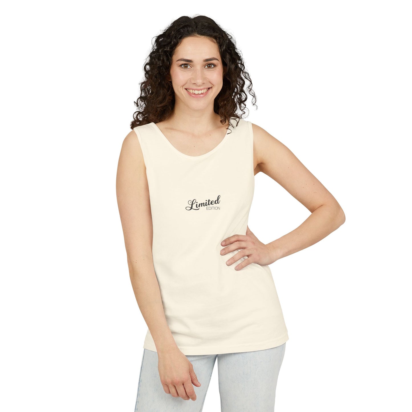 Limited Edition Unisex Garment-Dyed Tank Top, Summer Fashion, Beachwear, Gift for Him & Her, Casual Style, Relaxed Fit