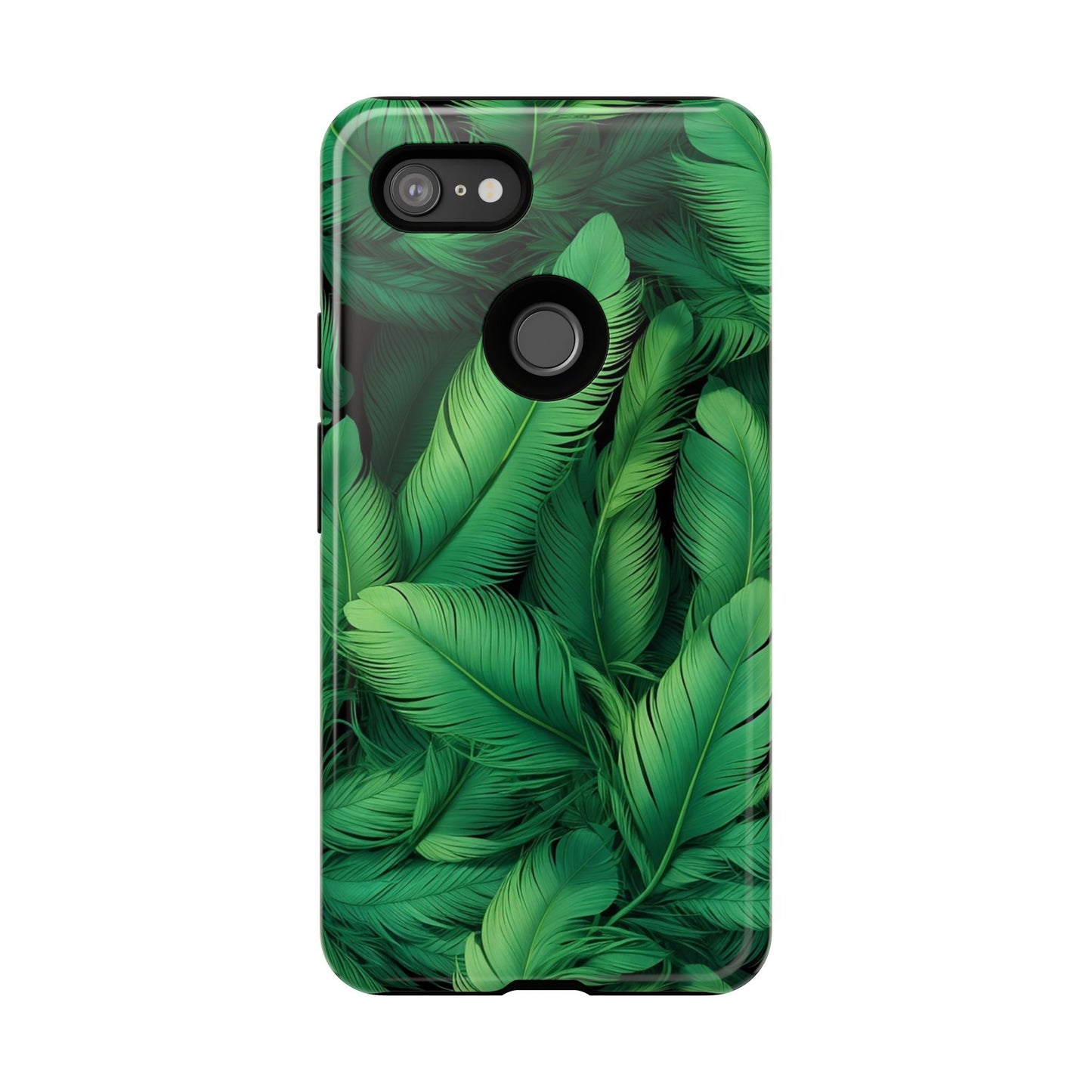 Tough Cases - Tropical Leaf Phone Case, Nature-inspired, Phone Accessory, Gift for Her, Jungle Theme, Eco-Friendly