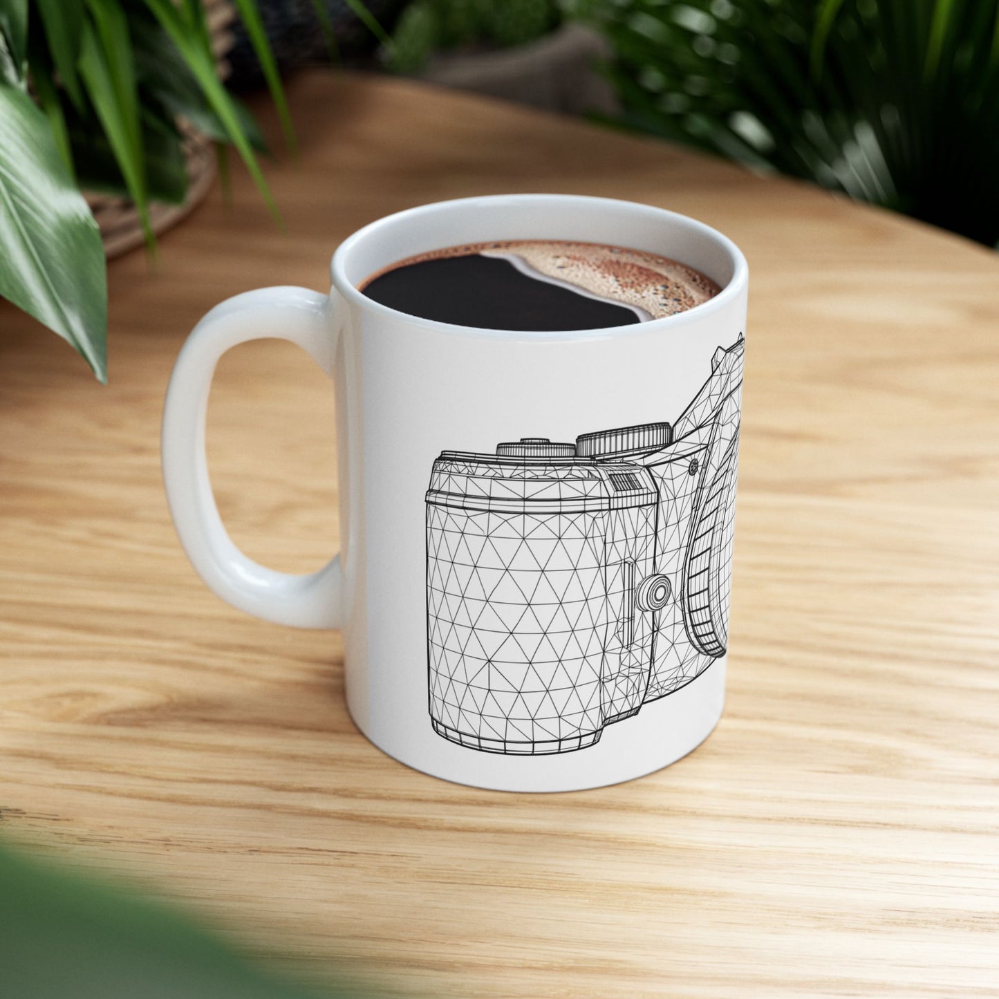 Camera Lens Ceramic Mug - Perfect Gift for Photographers, 11oz & 15oz Sizes, Photography Enthusiast Coffee Cup, Unique Holiday Gift