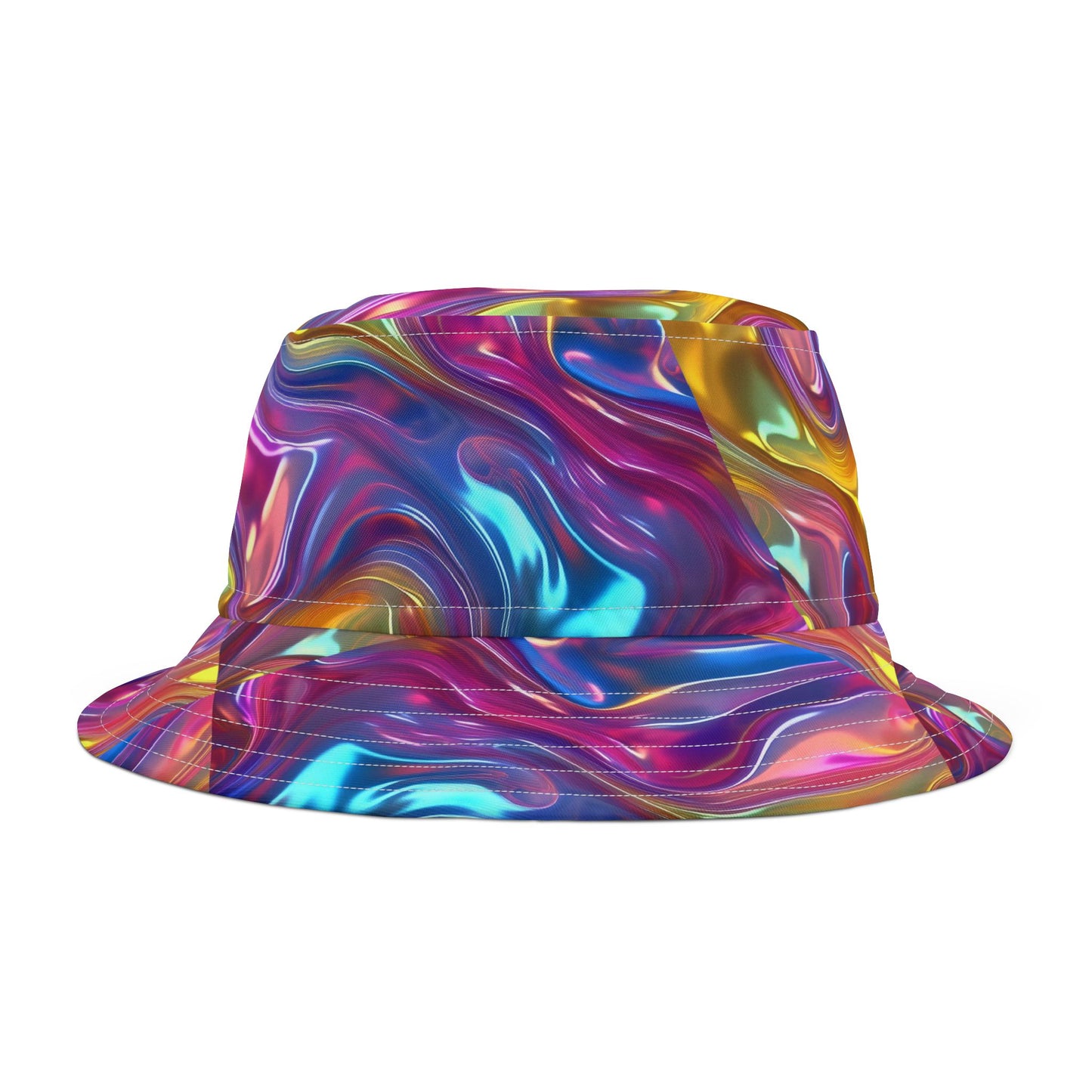 Vibrant Swirl Bucket Hat, Boho Summer Hat, Festival Fashion, Artistic Sun Hat, Colorful Accessory, Beachwear Essential