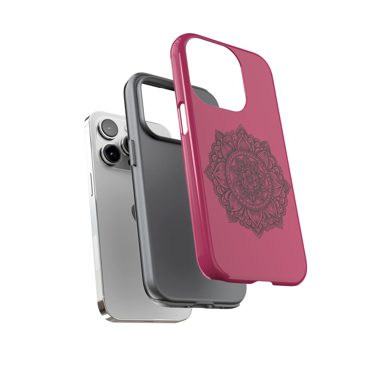 Vibrant Mandala Phone Case, Artistic Protection Cover, Gift for Her, Trendy Accessories, Birthday or Holiday Present