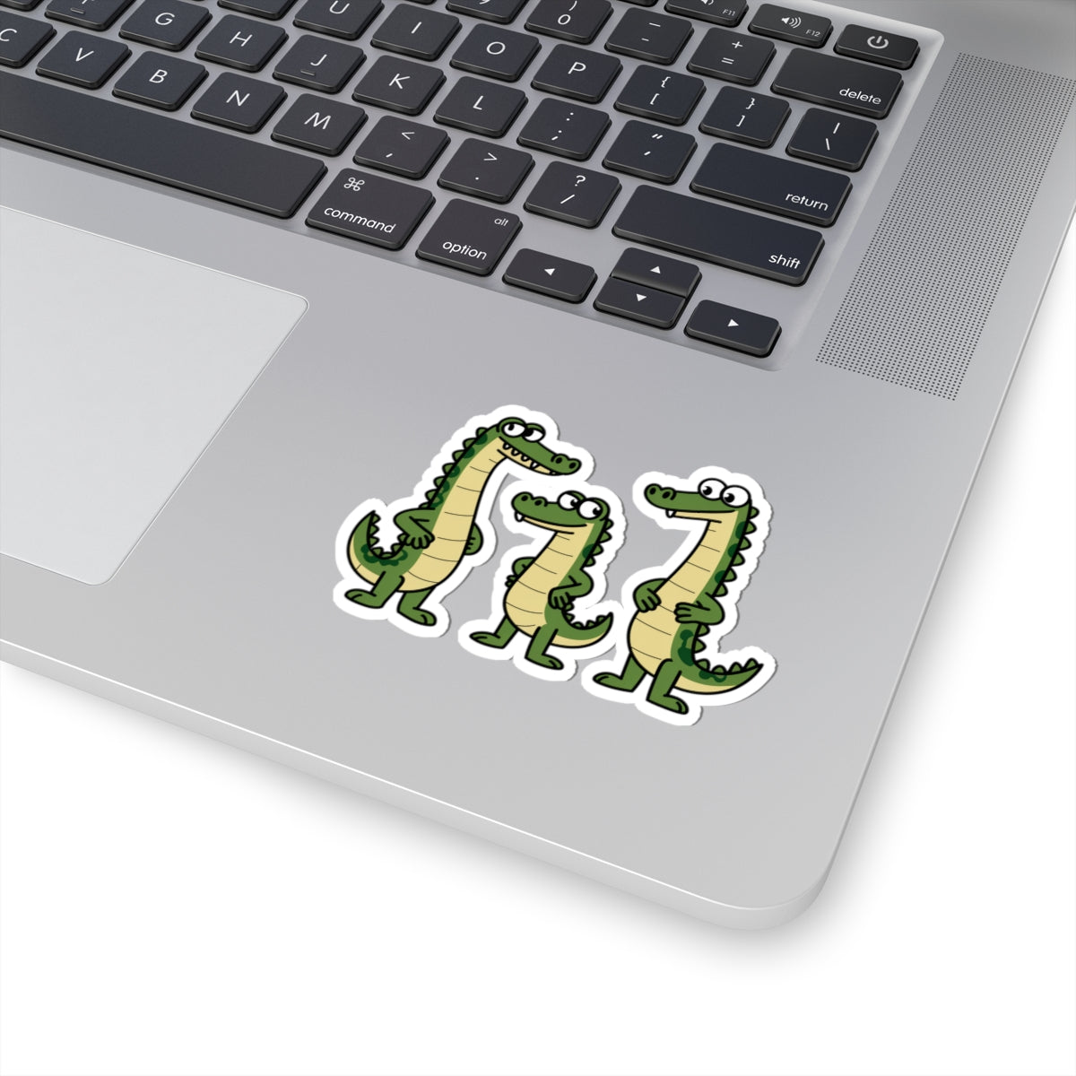 Playful Alligator Kiss-Cut Stickers | Fun Decor for Laptops, Water Bottles, Notebooks, and Gifts