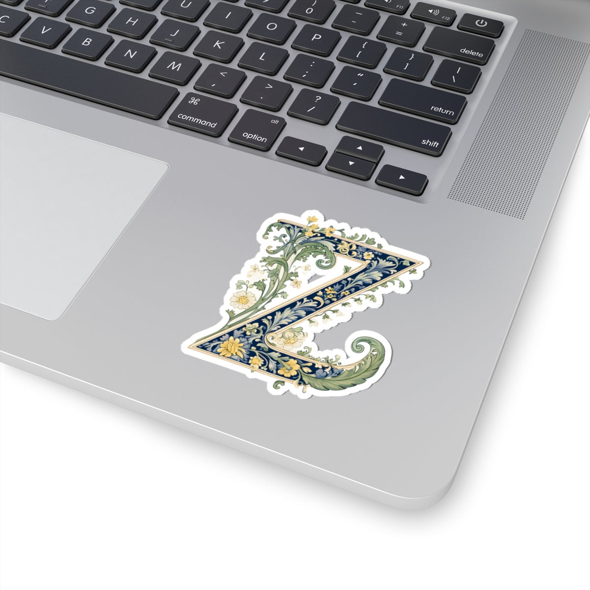 Christmas Wreath Number 2 Kiss-Cut Sticker — Festive Holiday Décor Sticker