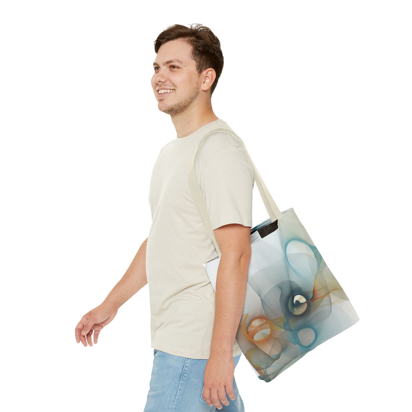 Stylish Abstract Tote Bag, Art-Inspired Bag, Perfect for Everyday Use, Trendy