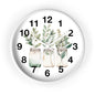Botanical Wall Clock - Home Decor, Gift for Plant Lovers, Modern Art, Housewarming, Eco-Friendly Design