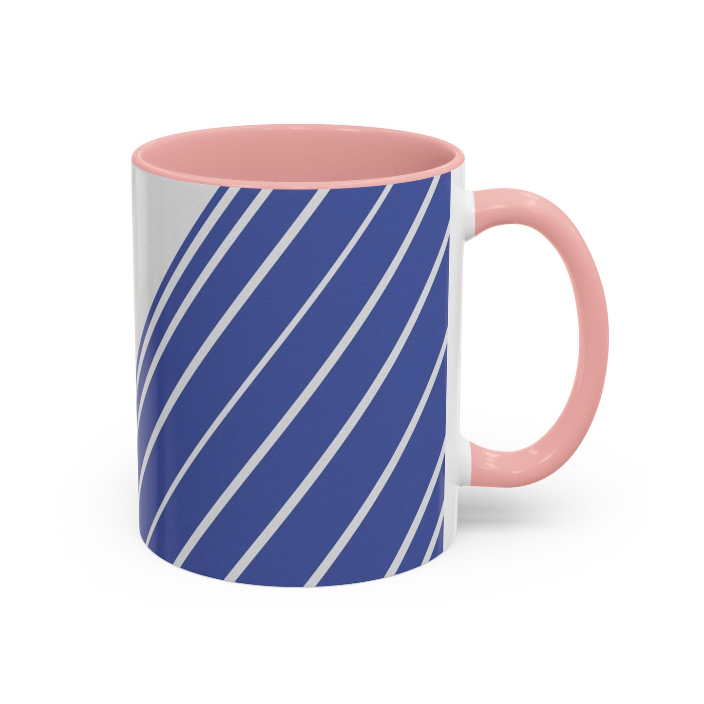 Elegant Stripe Accent Coffee Mug - Perfect for Gifts, Home Decor, Office, Birthdays, and Tea Lovers