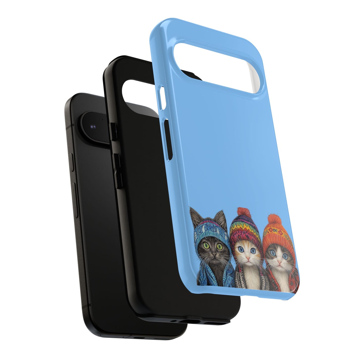 Cat-Themed Phone Case, Cute Cat Cases for Cat Lovers, Gifts for Cat Owners, Fun Cat Accessories, Holiday Present for Pet Lovers