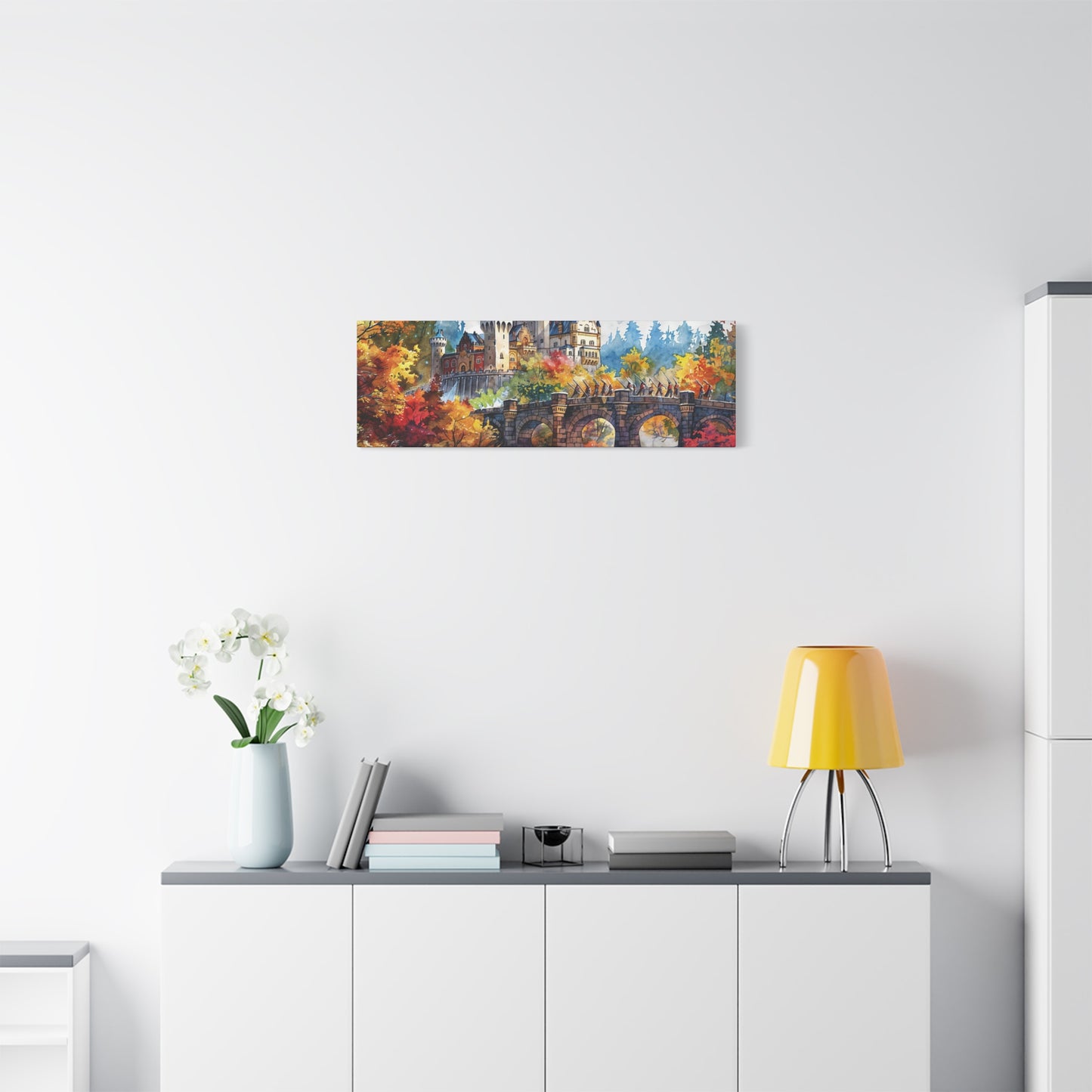 Matte Canvas, Stretched, 1.25" - Castle