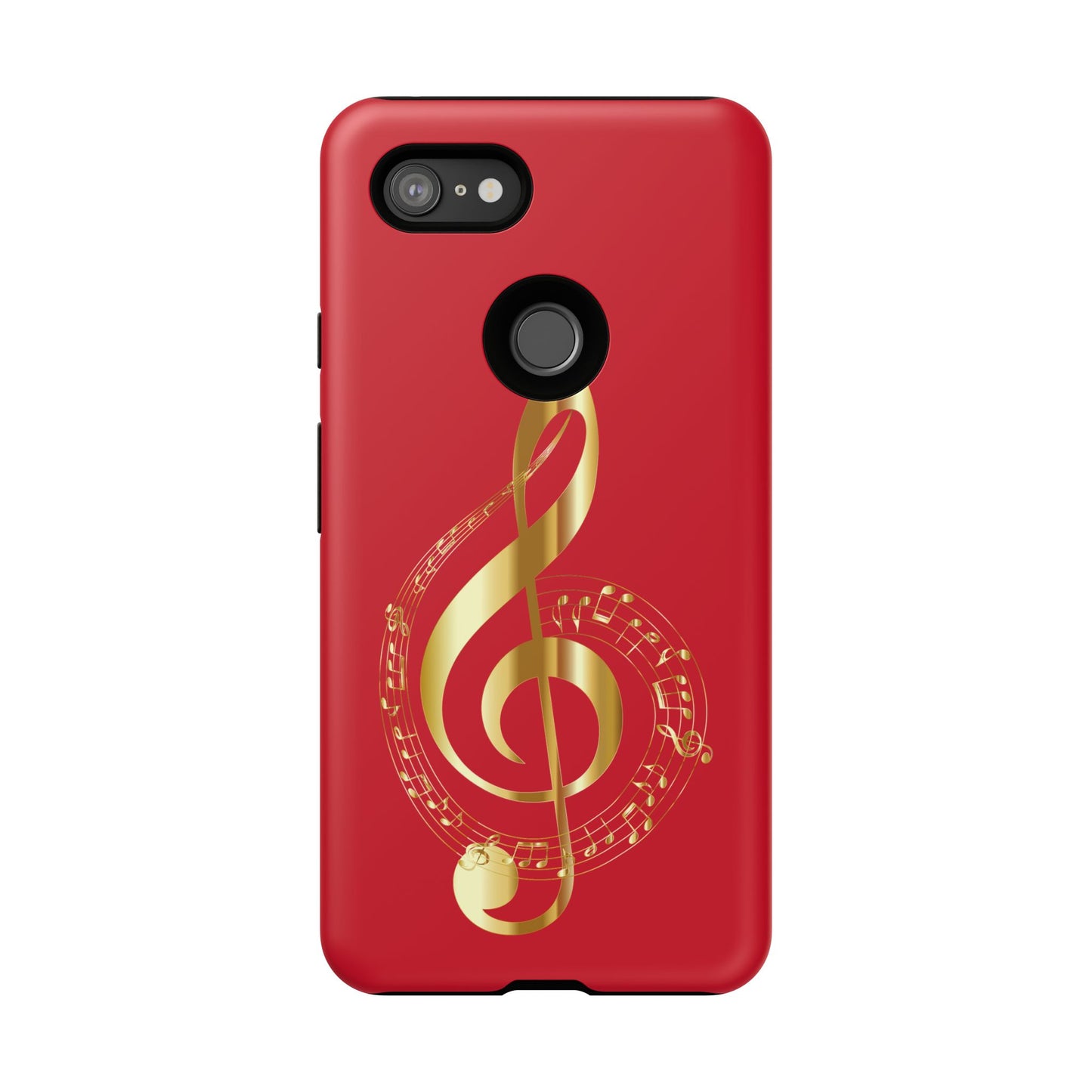 Tough Cases - Red Musical Note