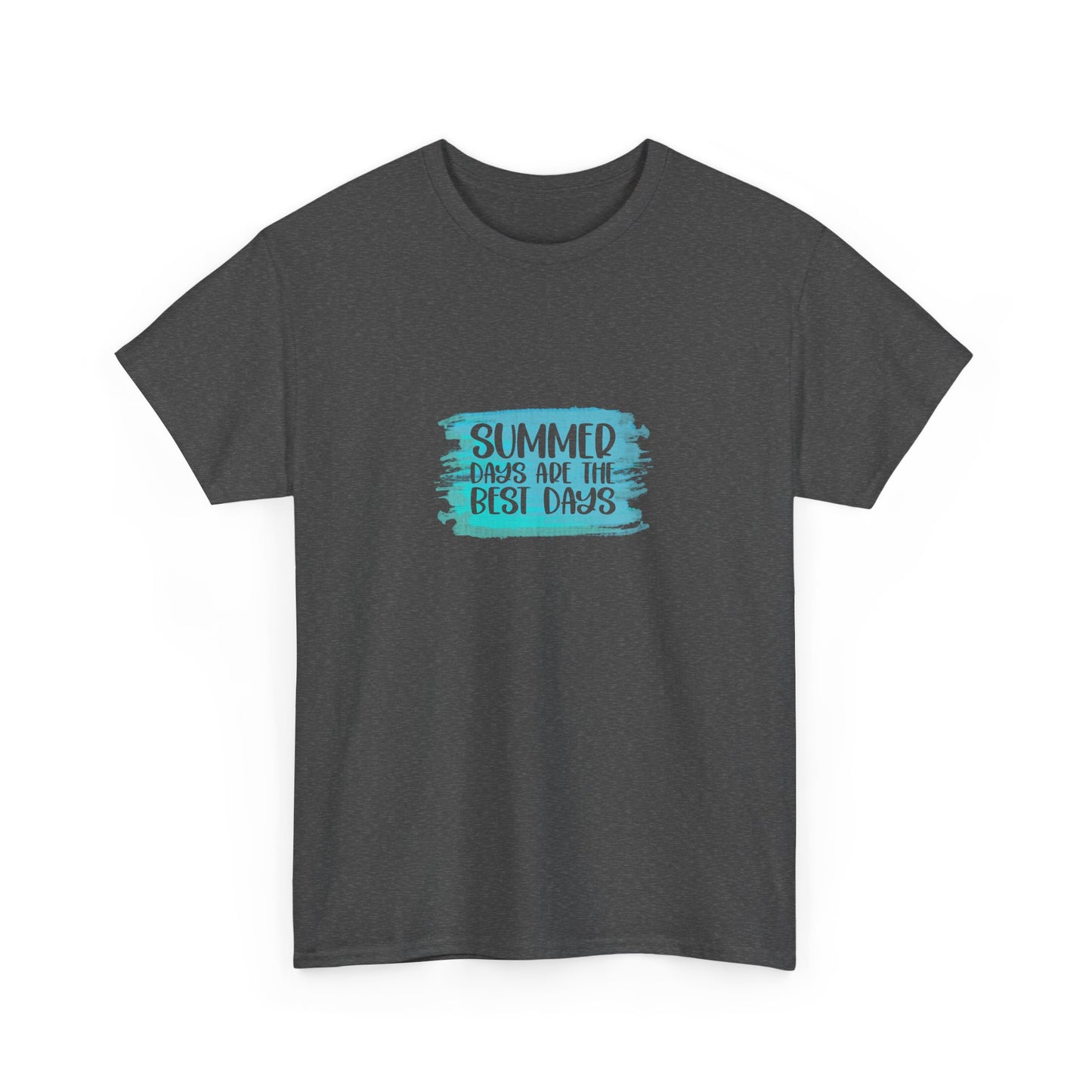 Summer Vibes Unisex Heavy Cotton Tee, Casual Wear, Graphic Tee, Gift for Friends, Festival Clothing, Summer Celebration