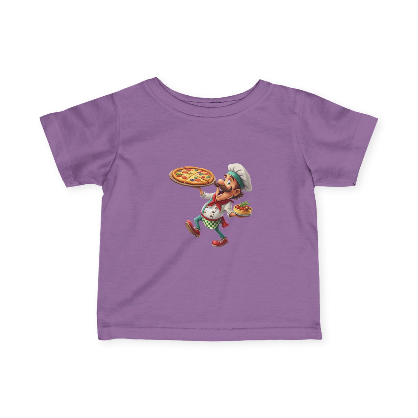 Pizza Chef Infant Tee, Cute Baby T-Shirt, Toddler Pizza Shirt, Gift for Little Chefs, Kids Cooking Outfit, Whimsical Baby Clothes