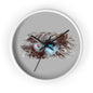 Rustic Eye Art Wall Clock, Unique Home Decor, Gift for Art Lovers