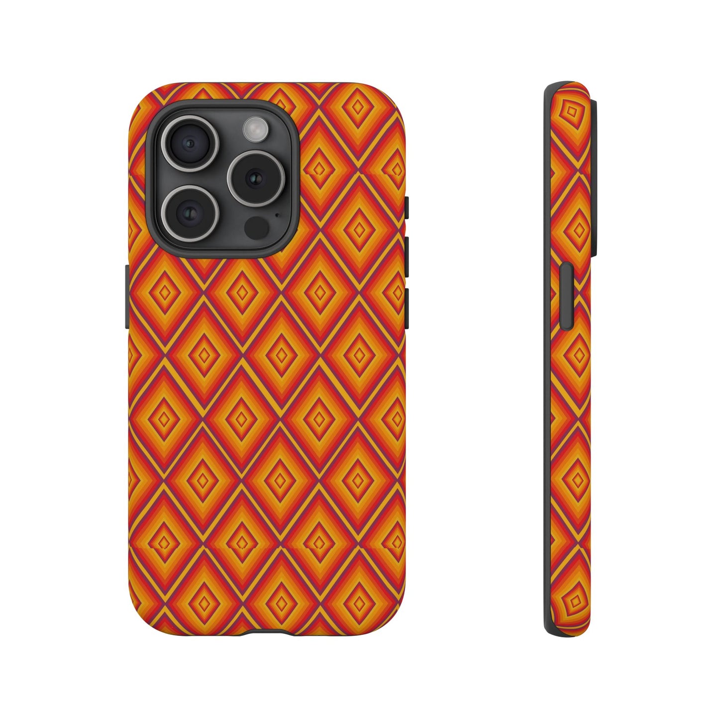 Geometric Phone Case, Tough Cases for Protection, Stylish Smartphone Cover, Vibrant Patterned Phone Accessory, Unique Gift Idea, [...]