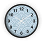 Coastal Blue Art Deco Wall Clock