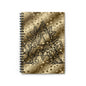 Gold Mandala Monogram A Spiral Notebook — Ruled Journal for Notes & Sketches